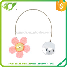 pink flower curtain tieback hooks / clicks